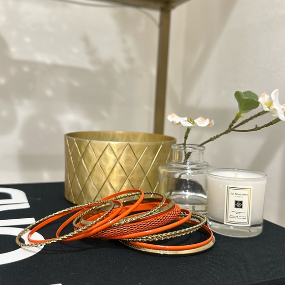 Cache Orange bangle set - Picture 3 of 7